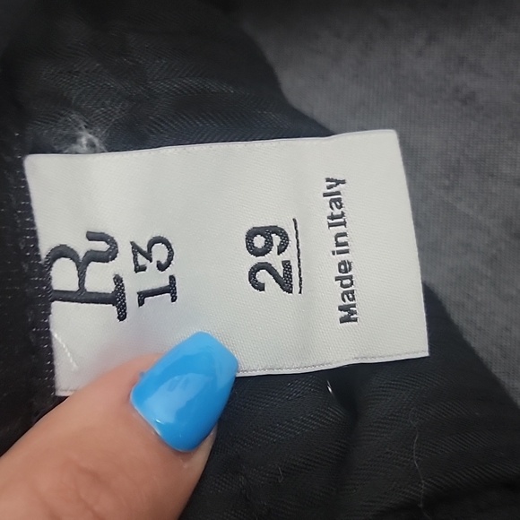 R13 midrise skinny leg jeans with zippers - Picture 7 of 7